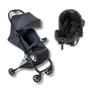 Imagem de Carrinho de bebe bali preto + bebe conforto grid - galzerano