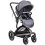 Imagem de Carrinho de Bebe Bebe Conforto e Base Kiddo Quantum Melange Azul