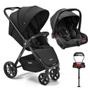 Imagem de Carrinho De Bebê Bliss Com Bebê Conforto E Base Isofix