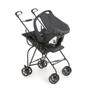 Imagem de Carrinho de Bebê Capri Travel System Galzerano Onix com Bebê Conforto Caramelo