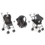 Imagem de Carrinho de Bebê Capri Travel System Galzerano Onix com Bebê Conforto Caramelo
