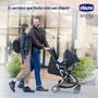 Imagem de Carrinho de Bebê Chicco Goody Plus One Touch Graphite Fecha Com Uma Mão Portátil Reclinável Leve Compacto Passeio Viagem 0-15 Kg UV50+ Amortecedor