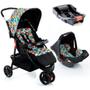 Imagem de Carrinho De Bebê Conforto Mais Base Travel System Delta Duo Pro Colorê Com 3 Rodas - Voyage