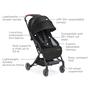 Imagem de Carrinho de bebê Contours Bitsy Elite Lightweight Onyx Black