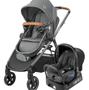 Imagem de Carrinho De Bebê De Paseio Travel System Maxi-cosi Anna Ts Sparkling Grey Com Chassi De Cor Cinza