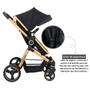Imagem de Carrinho De Bebê Galzerano Ivy Gold Com Bebê Conforto E Base