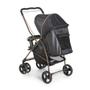 Imagem de Carrinho de Bebê Galzerano Milano Reversível Ii 0 Meses até 15 Kg Preto com Cobre