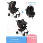 Imagem de Carrinho de Bebê Galzerano Romano Travel System Preto e Cobre 1036PTC