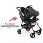 Imagem de Carrinho de Bebe Galzerano Romano Travel System Reclinavel Berço Passeio Até 15Kg + Bebê Conforto