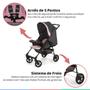 Imagem de Carrinho de Bebe Galzerano Romano Travel System Reclinavel Berço Passeio Até 15Kg + Bebê Conforto