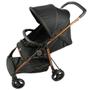 Imagem de CARRINHO DE BEBE LUI PRETO COBRE + BEBE CONFORTO MATERNA PRETO (0 à 15kg) - BURIGOTTO