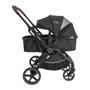 Imagem de Carrinho de bebe nomad preto + bebe conforto casulo (415npp) + base isofix - kiddo