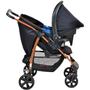 Imagem de Carrinho de Bebe Para Passeio Até 15Kg Travel System Ecco Burigotto Preto Cobre