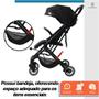 Imagem de Carrinho de Bebê Passeio Assento Reclinável Proteção Solar Cesto Porta-Objeto Vortex