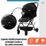 Imagem de Carrinho de Bebê Passeio Assento Reclinável Proteção Solar Cesto Porta-Objeto Vortex