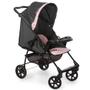 Imagem de Carrinho de Bebê Romano Travel System Galzerano Onix com Bebê Conforto Preto e Rosa