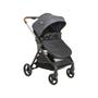 Imagem de Carrinho de bebe speedy + bebe conforto casulo click (415y) melange grafite + base- kiddo