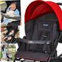 Imagem de Carrinho de Bebê Travel System Burigotto Ecco Vermelho + Base