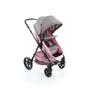 Imagem de Carrinho de Bebe Travel System Poppy Duo Rosa Mescla com Bebe Conforto - Cosco Kids