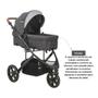 Imagem de Carrinho De Bebê Trek Com Bebê Conforto E Base Kiddo