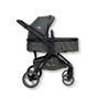 Imagem de Carrinho de bebe trio com bebe conforto e base kansas cinza/preto - premium baby