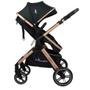 Imagem de Carrinho de Bebê TS kansas Gold/Preto 3 em 1 - Premium Baby