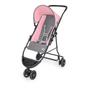 Carrinho de Bebê Yano Tutti Baby até 15 Kg Rosa/Cinza Imagem de Carrinho de Bebê Yano Tutti Baby até 15 Kg Rosa/Cinza