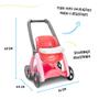 Imagem de Carrinho de boneca bb reborn nenem cadeirinha cesta andador bebe conforto mesinha multifunção brinquedo