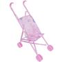 Imagem de Carrinho de Boneca Bebê Infantil Dobrável Menina Plástico Rosa Importway Bw150