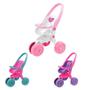 Imagem de Carrinho De Boneca Brinquedo Infantil Baby Love Colorido