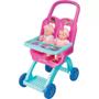 Imagem de Carrinho de Boneca Infantil Duplo Rosa Original Brinquedo Lider Menina 3 anos+