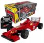 Imagem de Carrinho de Brinquedo com Controle Remoto Corrida Fórmula 1 Deluxe Car F1 Vermelho Ferrari