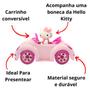 Imagem de Carrinho De Brinquedo Conversível Da Hello Kitty Car 9590