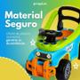 Imagem de Carrinho de Brinquedo Quadriciclo Infantil Jip Jip Colorido Antiderrapante Puxador Coordenação Motora Para Bebê