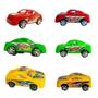 Imagem de Carrinho De Brinquedo Super Racing King Colorido 06 Peças