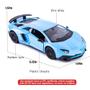 Imagem de Carrinho de Brinquedo TGRCM-CZ Aventador LP700-4 - Escala 1/36 - Azul