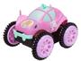 Imagem de Carrinho de Controle Remoto Barbie Glamour Flip - 3 Funções Candide Rosa