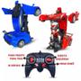 Imagem de Carrinho de Controle Remoto Brinquedo Infantil Transformers Robô