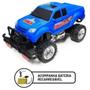 Imagem de Carrinho De Controle Remoto Monster Truck Azul Polibrinq