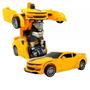 Imagem de Carrinho de Controle Remoto Transforma em Robô Transformers 1:18 Brinquedo