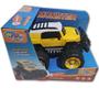 Imagem de Carrinho De Fricção Monster Trucks Possantes Wellkids Amarel