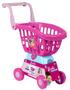 Imagem de Carrinho de Mercado Compras Barbie Chef Infantil Rosa