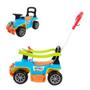 Imagem de Carrinho De Passeio Colorido Jipe Infantil Haste E Apoio Pé