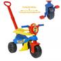 Imagem de Carrinho de Passeio com Pedal Infantil  Baby Dog Azul Triciclo