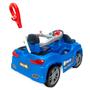 Imagem de Carrinho De Passeio e Pedal BM Car Police Azul Com Buzina Maral Brinquedos Crianças 12 meses+