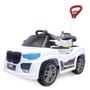 Imagem de Carrinho de Passeio e Pedal Infantil BM Car Branco Empurrador - MARAL