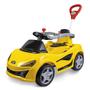 Imagem de Carrinho de Passeio e Pedal Infantil Mc Laram Amarelo - Maral