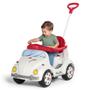 Imagem de Carrinho De Passeio Fusca Fouks Infantil Pedal Motoca Protetor Branco