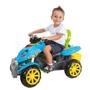 Imagem de Carrinho De Passeio Infantil com Pedal e Empurrador Quadriciclo Colorido - Maral