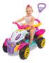 Imagem de Carrinho De Passeio Infantil Quadriciclo Haste Pedal Menina